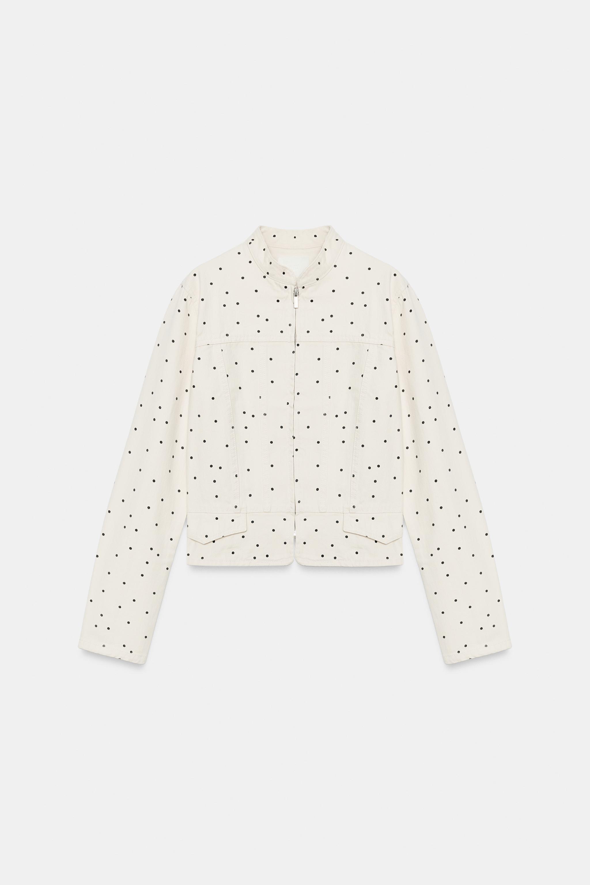 POLKA DOT FITTED JACKET